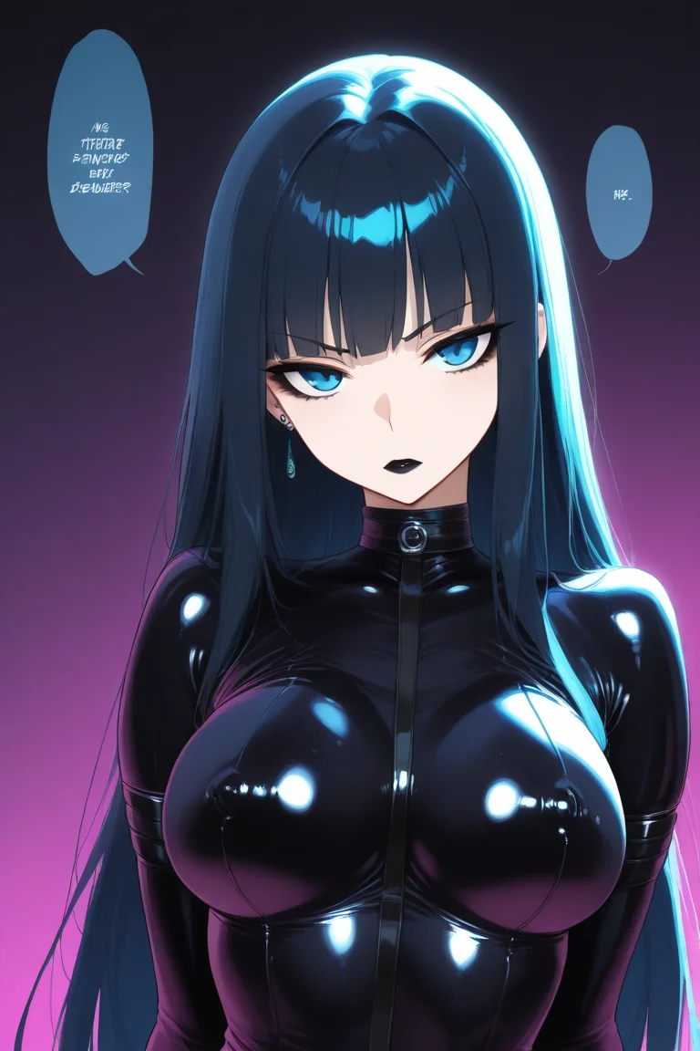 Rei - naked goth girl ai