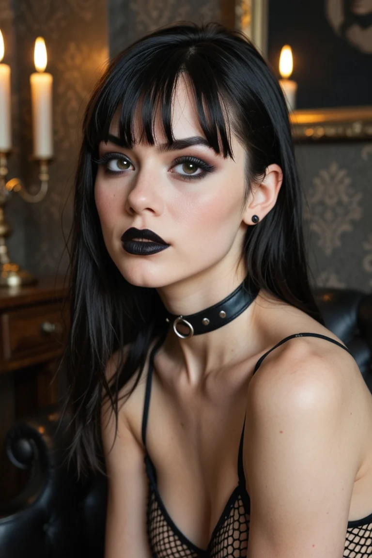 Lune - goth anime girl ai